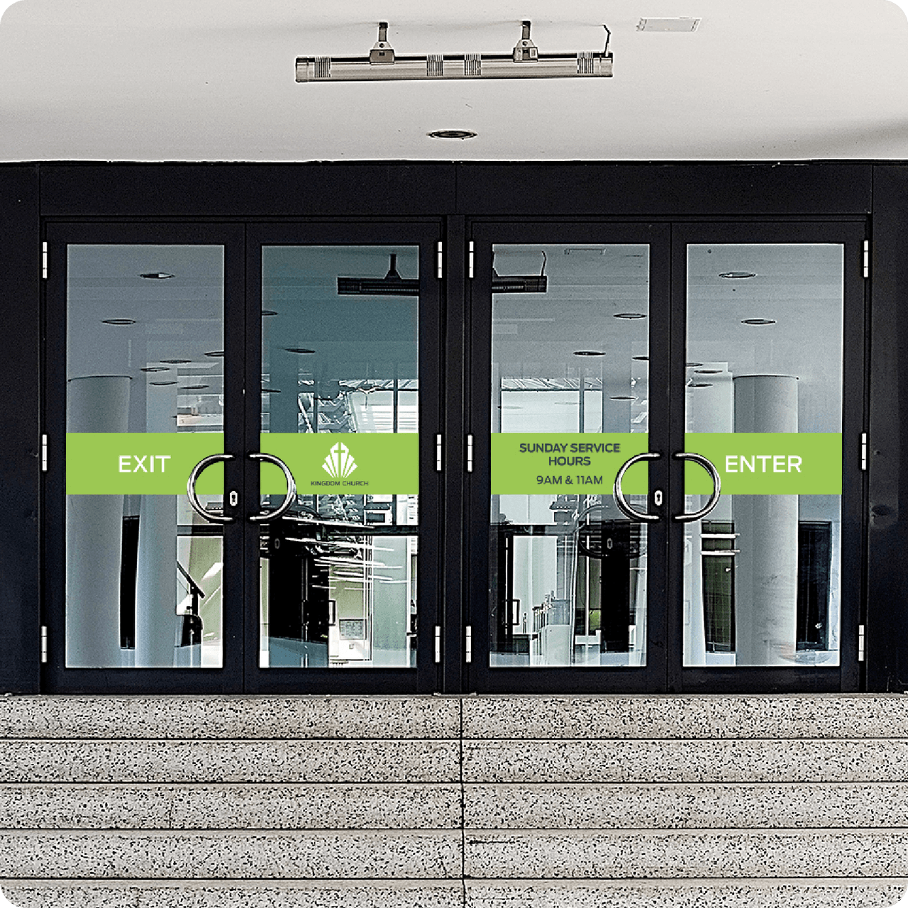 Perforated Window Graphics