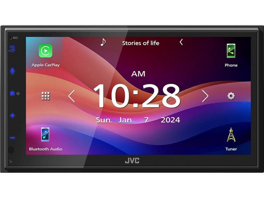 JVC KW-M590BT 6.8" Digital Multimedia Receiver with Apple CarPlay and Android Auto