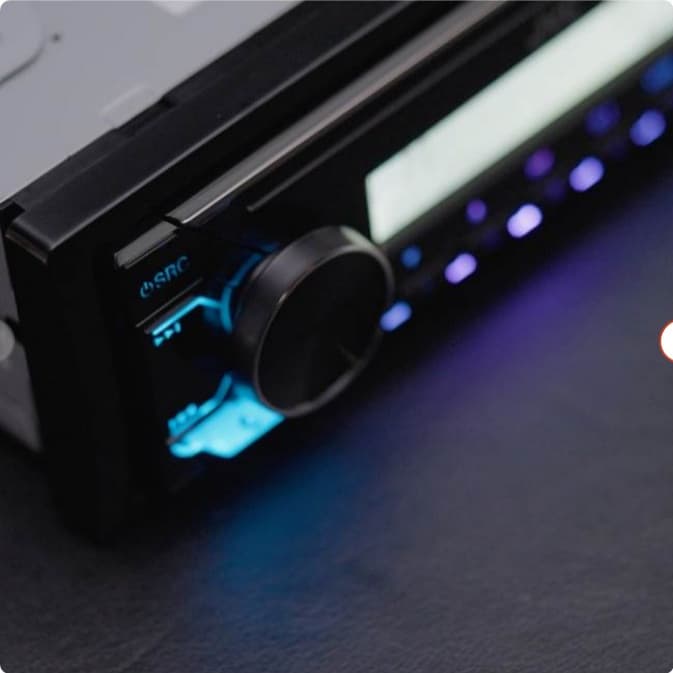 JVC KD-X38MBS Marine-Rated Digital Media Receiver with Bluetooth