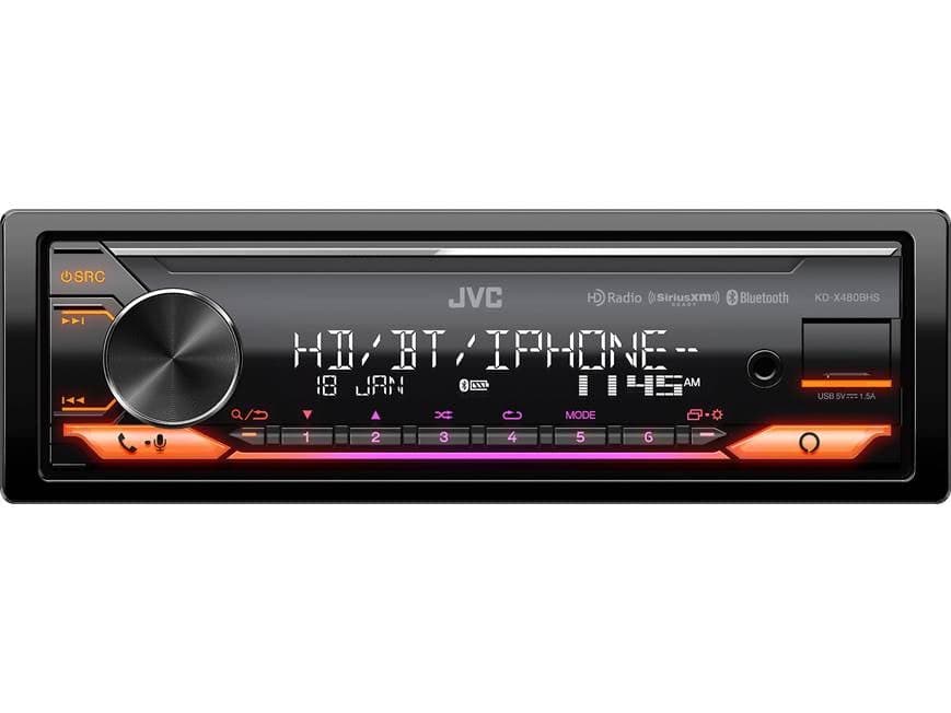 JVC KD-X480BHS Digital Media Receiver with HD Radio and Bluetooth